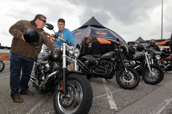 HarleyHH2011   088.jpg - Hamburger Harley Days 2011, Harley Davidson, demo rides,